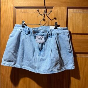 Light Blue Denim mini skirt